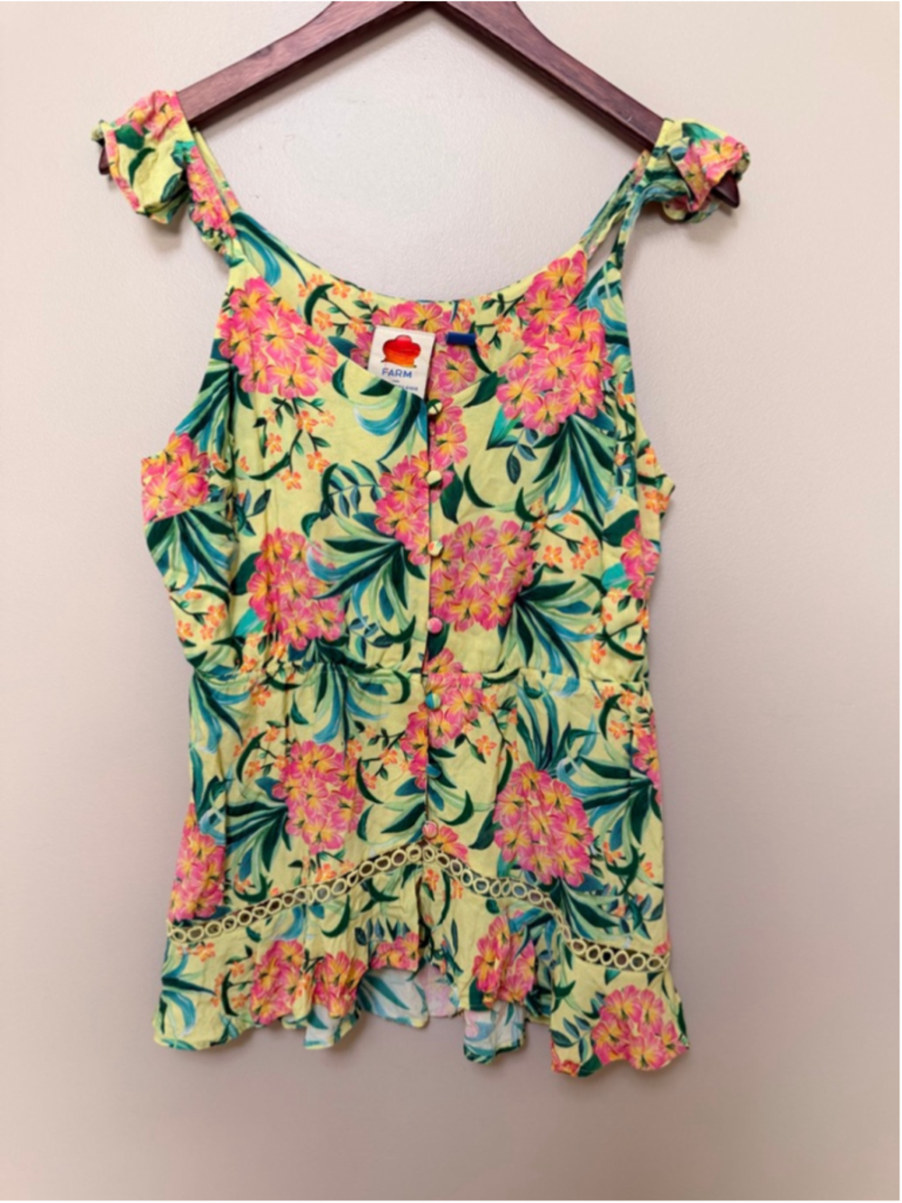 FARM Rio Ruffled Tropical Top - Picture 4 of 8